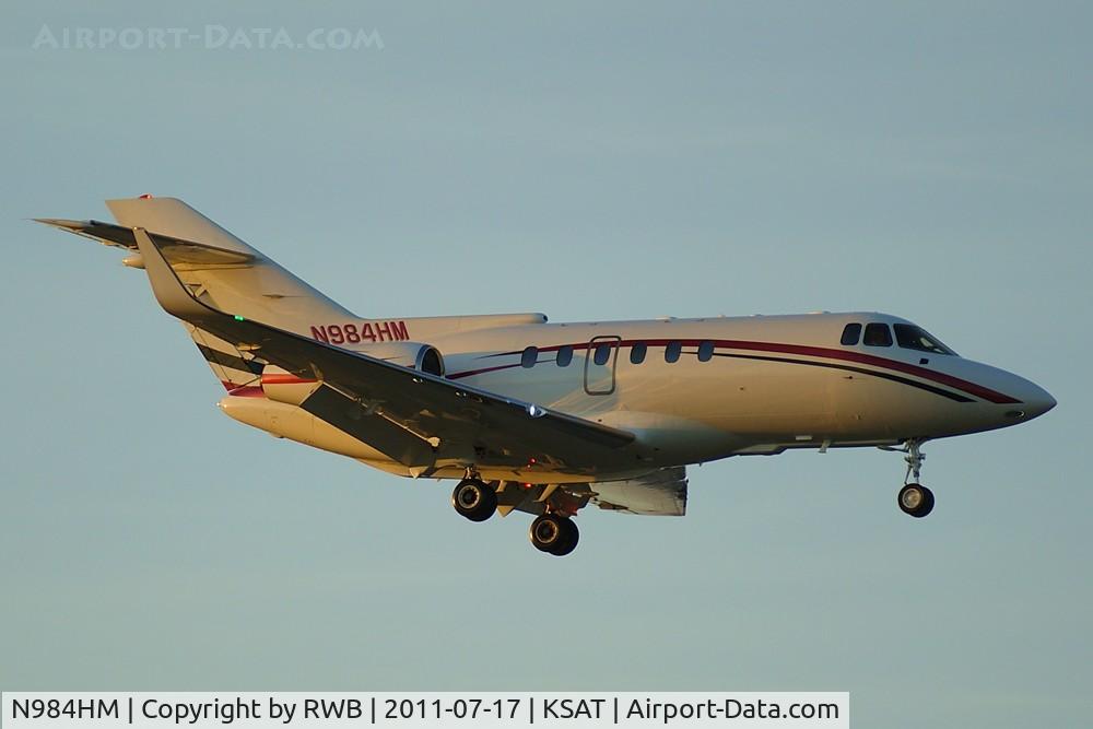 N984HM, 1992 British Aerospace BAe.125 Series 800A C/N 258229, Just enough sun left to get a shot
