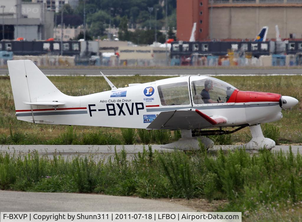F-BXVP, Robin DR-400-120 Petit Prince C/N 1104, Taxiing to the General Aviation area... Participant of the Young French Pilot Tour 2011