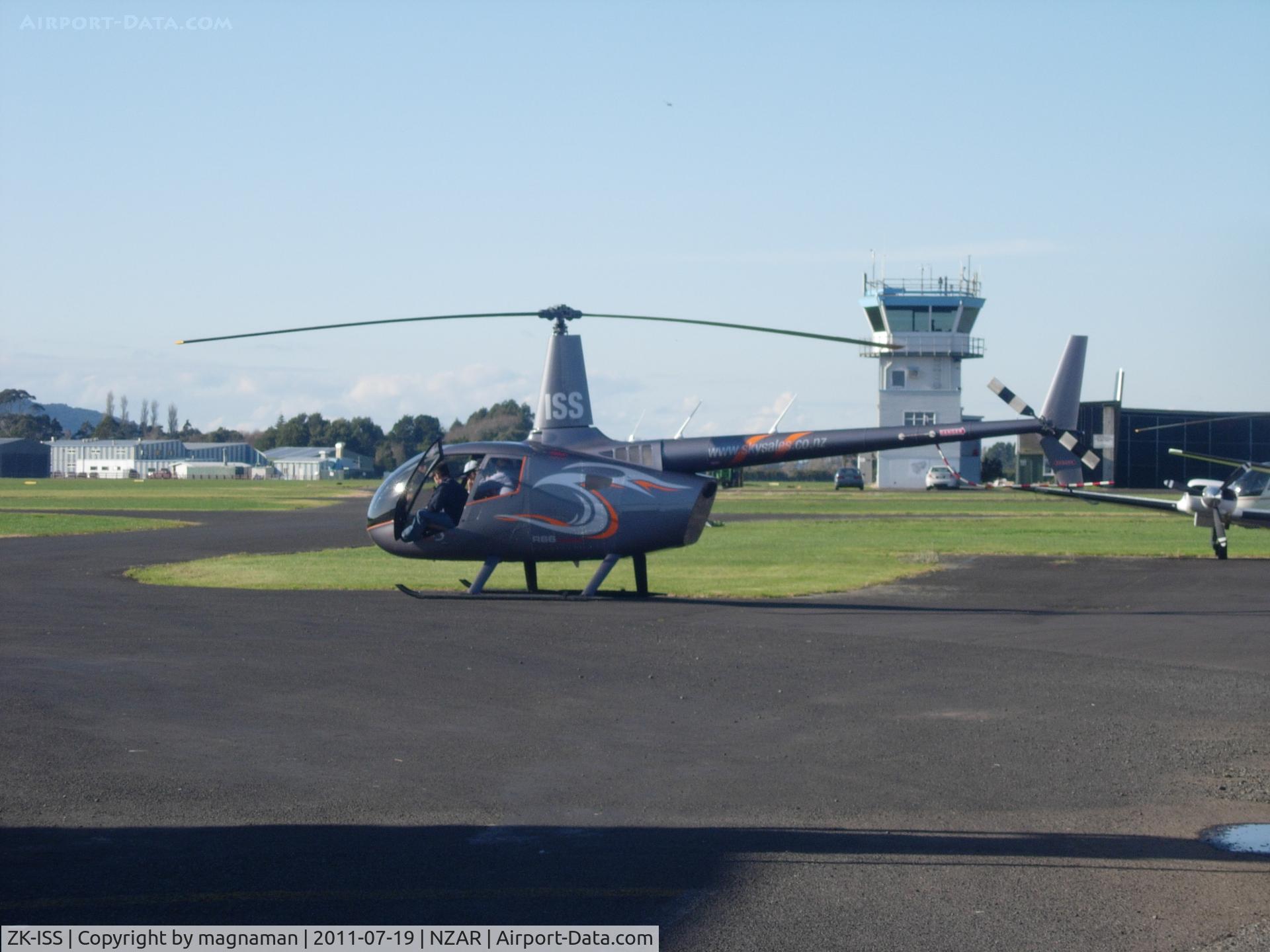 ZK-ISS, Robinson R66 Turbine C/N 0033, On apron at Ardmore, Auckland