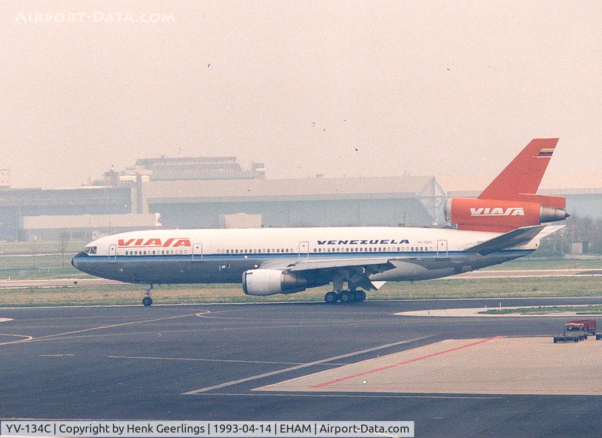 YV-134C, 1973 Douglas DC-10-30 C/N 46556, Viasa 

DC-10 is ex KLM PH-DTG