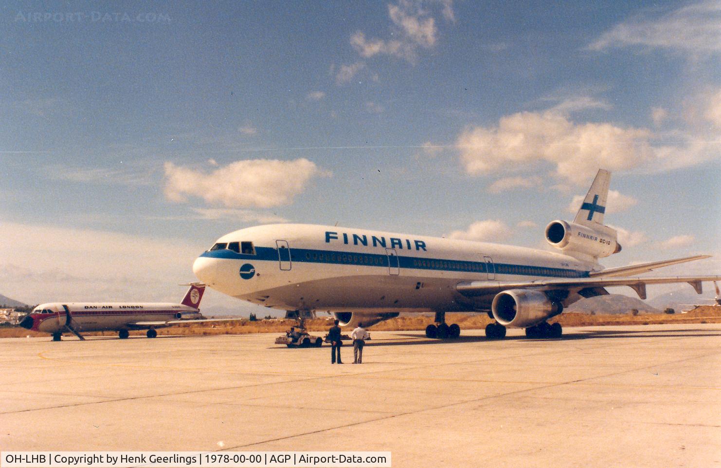 OH-LHB, 1975 McDonnell Douglas DC-10-30 C/N 47957, Finnair , charter from Helsinki
