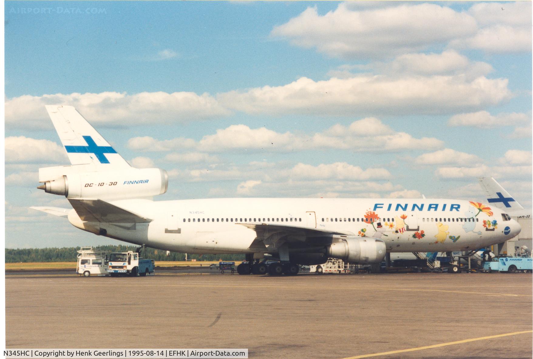 N345HC, 1986 McDonnell Douglas DC-10-30 C/N 48265, Finnair , Spcl cs 