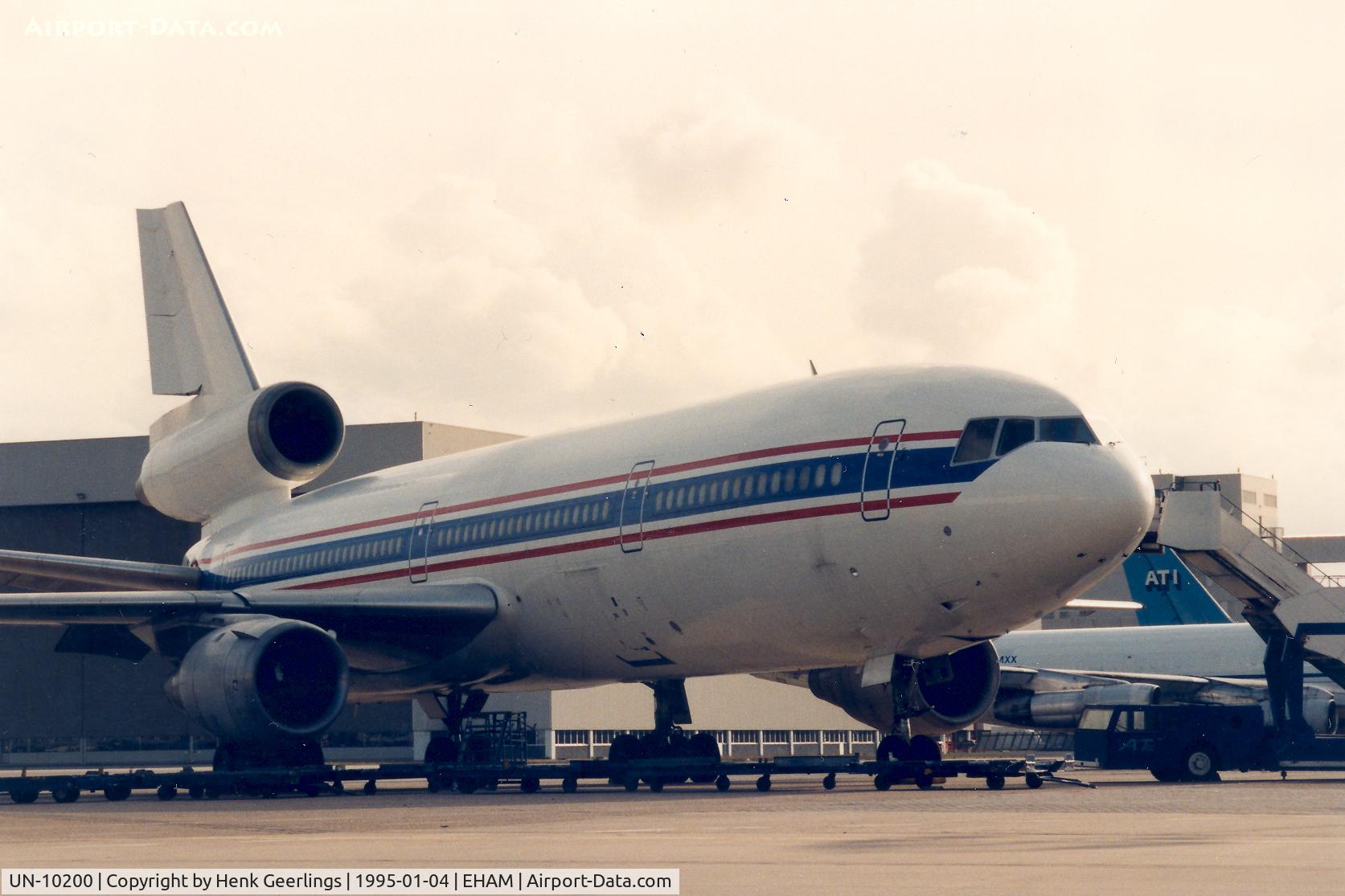 UN-10200, 1973 McDonnell Douglas DC-10-30CF C/N 46891, Av Com ; ex PH-MBGOn May 23 ,'95 rereg RA-10200
