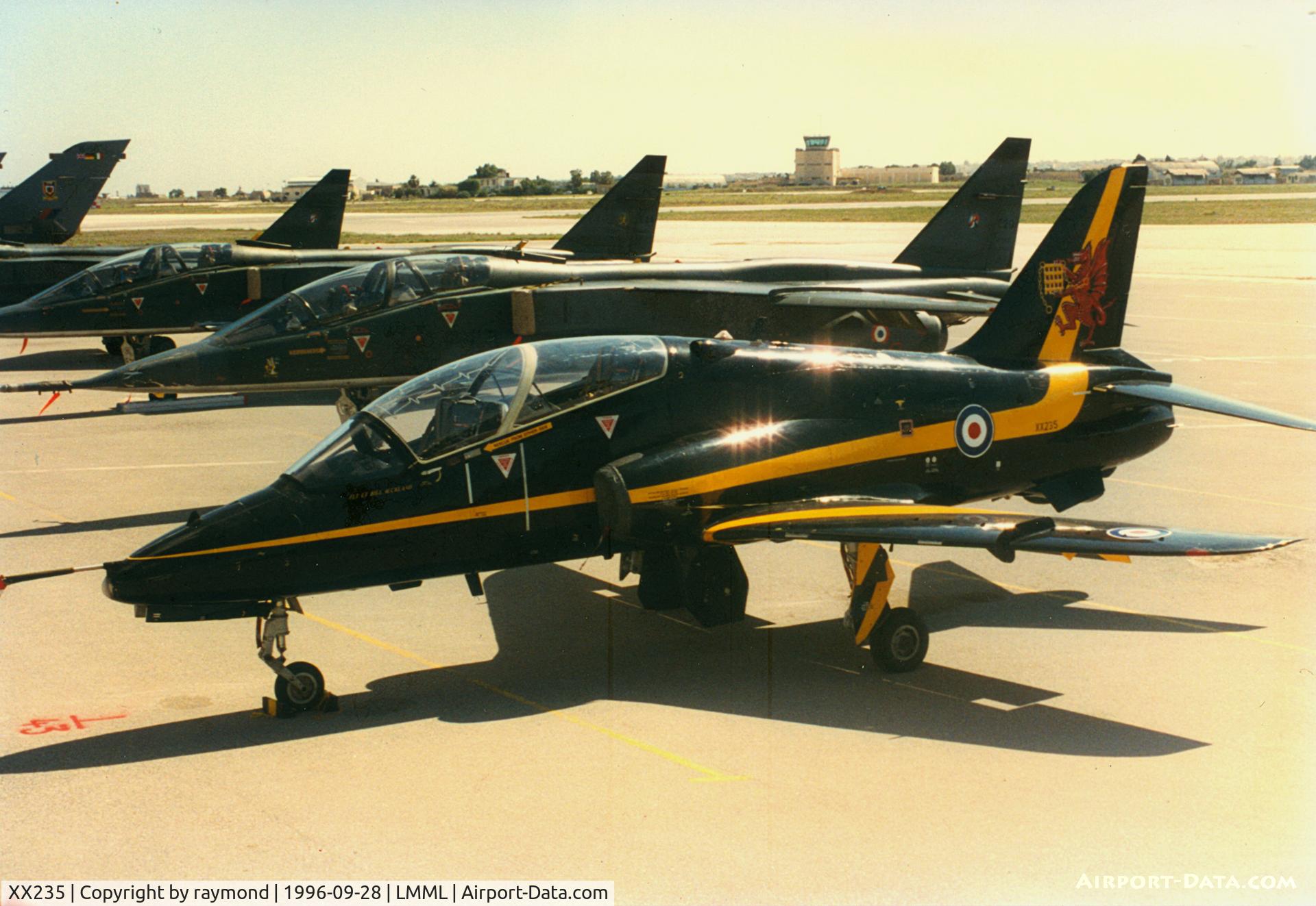 XX235, 1978 Hawker Siddeley Hawk T.1W C/N 071/312071, Hawk XX235 19Sqd RAF
