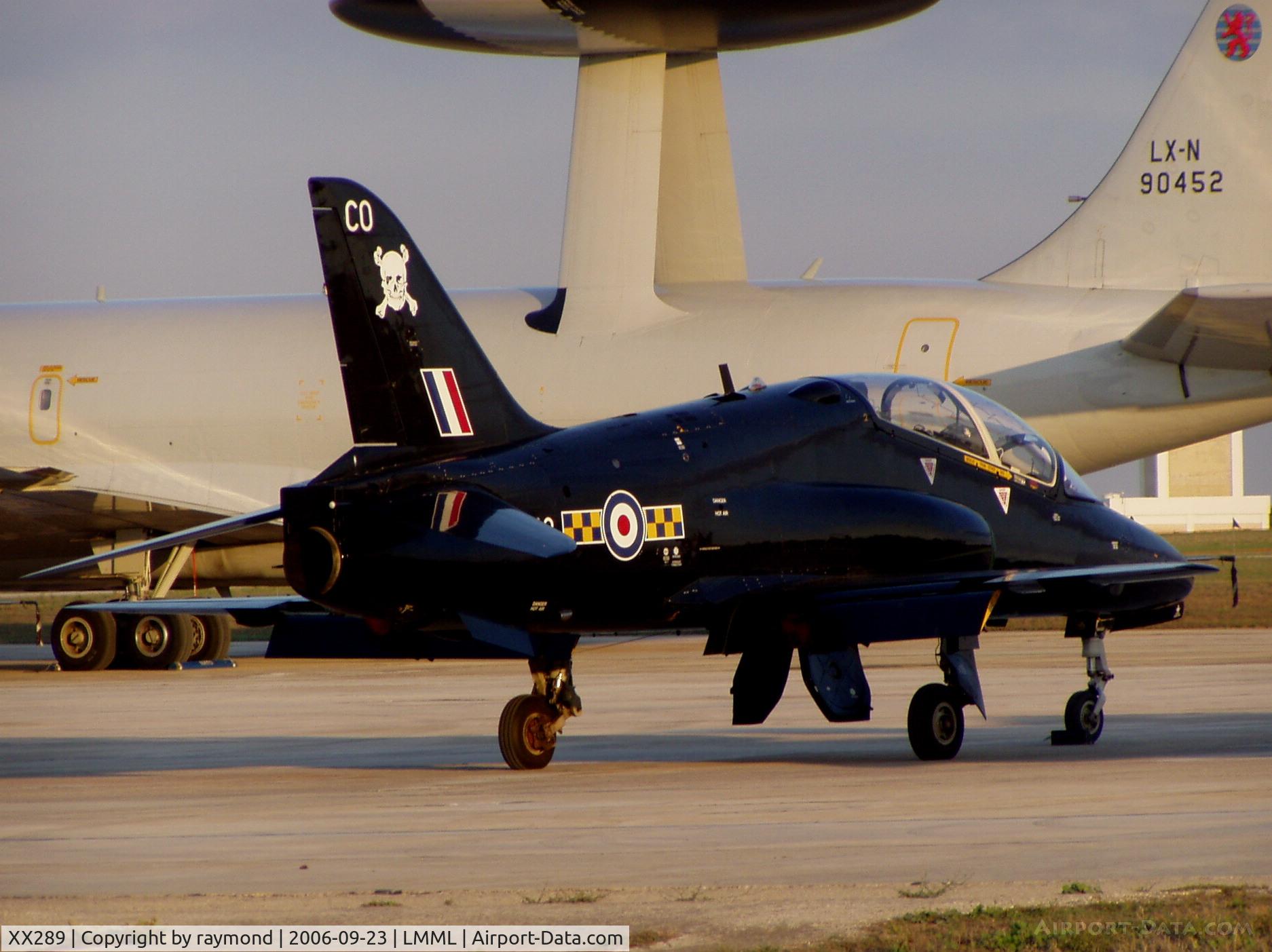 XX289, 1979 Hawker Siddeley Hawk T.1A C/N 115/312114, Hawk T1A XX289/CO 100Sqd RAF
