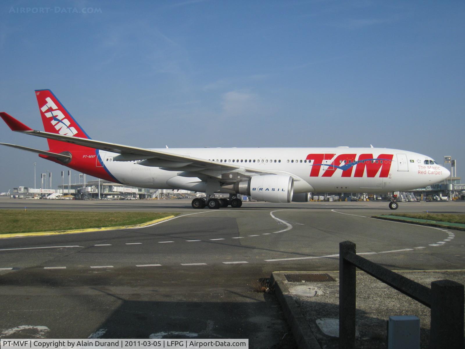 PT-MVF, 2002 Airbus A330-203 C/N 466, along with VG, VH and VK, Victor-Foxtrott is part of a quartet on lease from Gecas