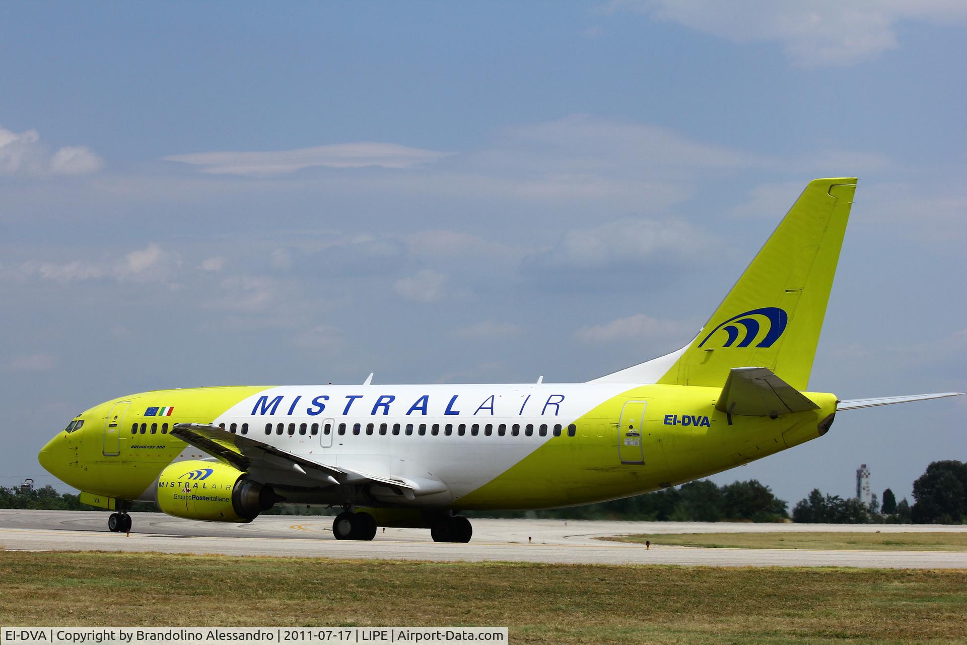 EI-DVA, 1991 Boeing 737-36E(QC) C/N 25159, Bologna, G.Marconi Airport