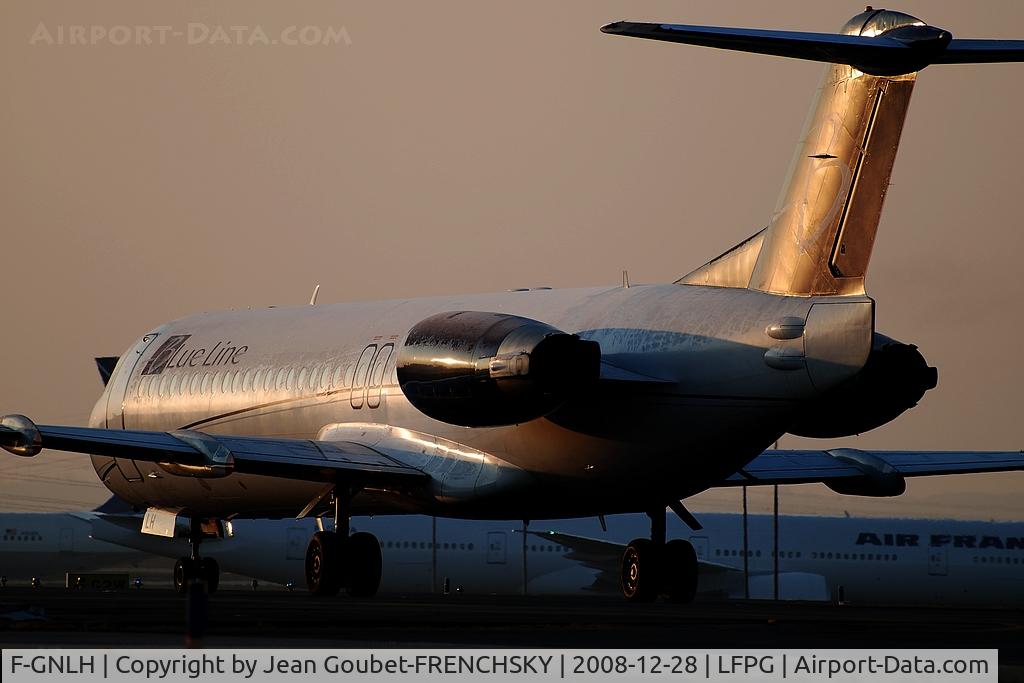 F-GNLH, 1991 Fokker 100 (F-28-0100) C/N 11311, BlueLine