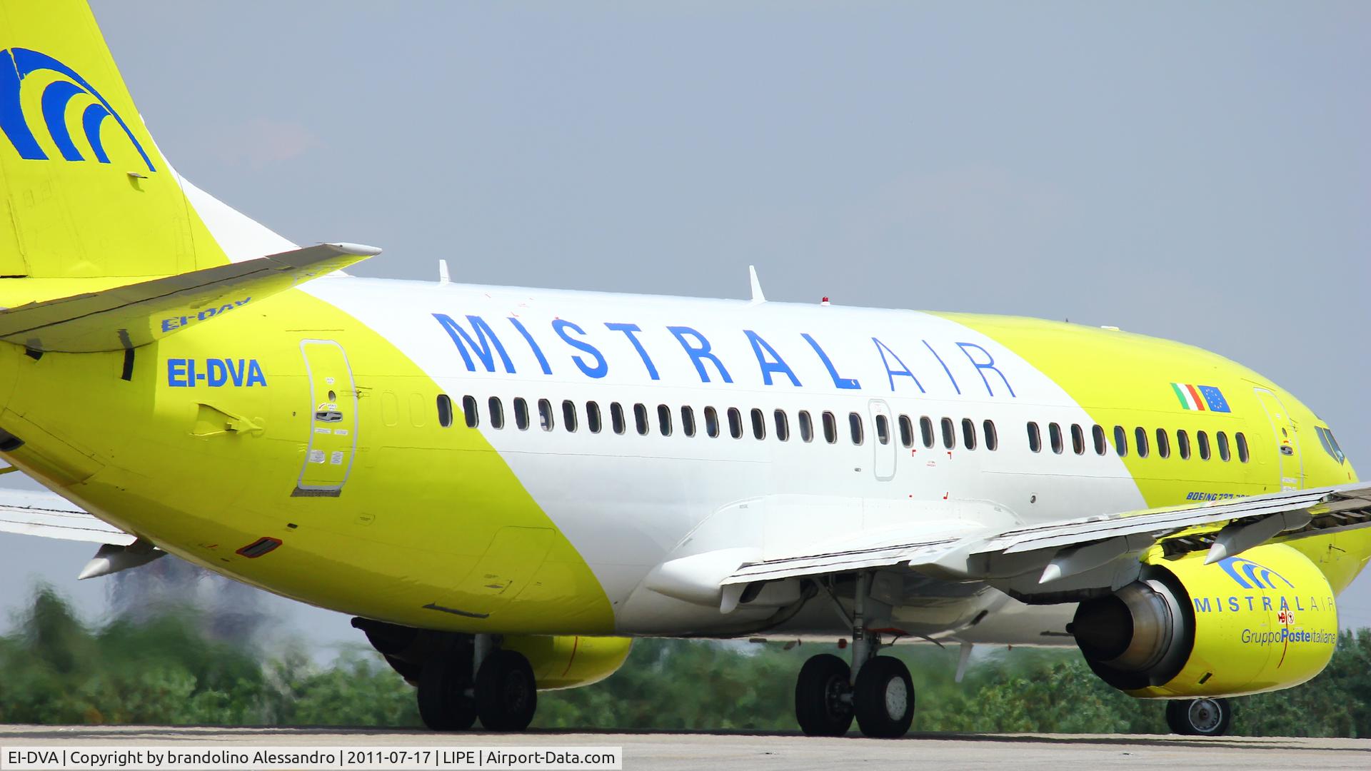 EI-DVA, 1991 Boeing 737-36E(QC) C/N 25159, Bologna G.Marconi Airport