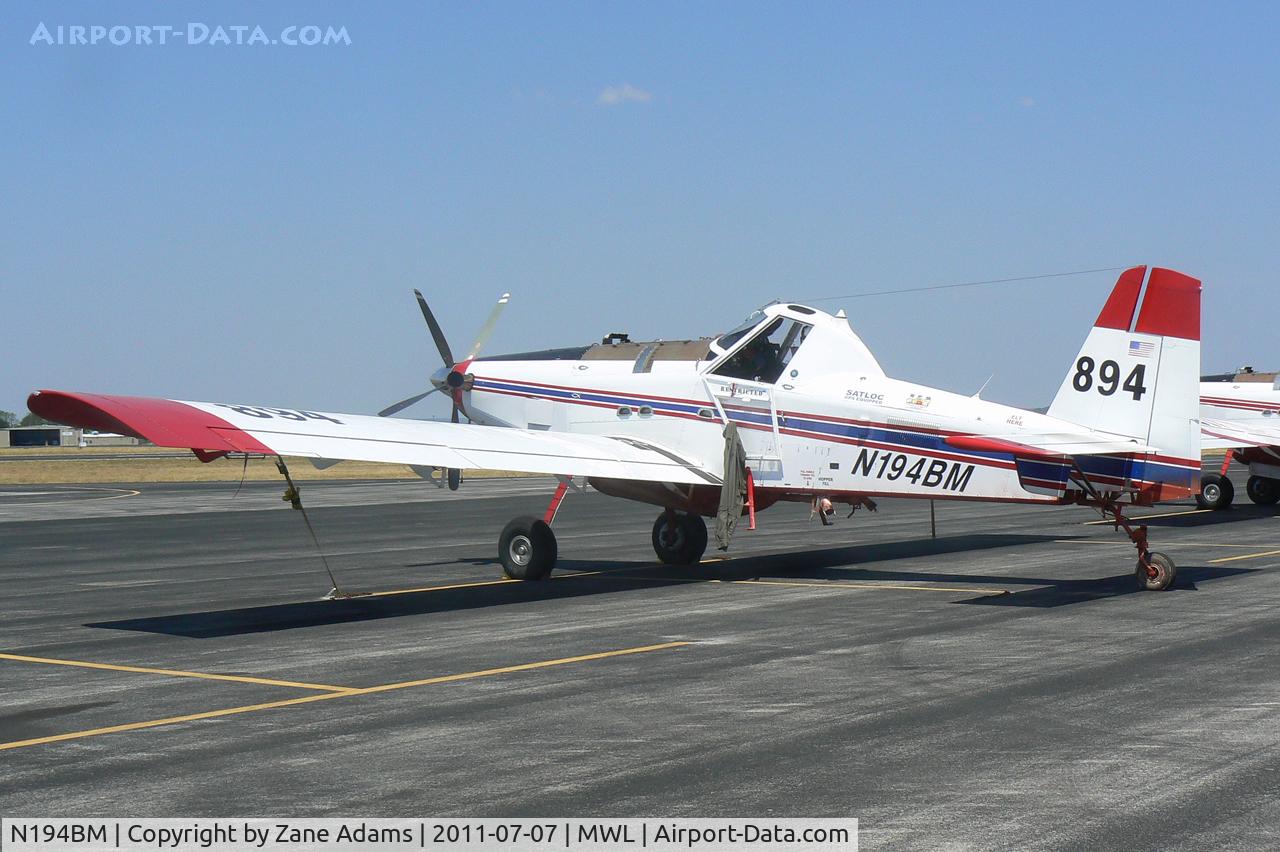 N194BM, 2008 Air Tractor AT-802A C/N 802A-0283, SEAT (Single Engine Air Tanker) at Mineral Wells