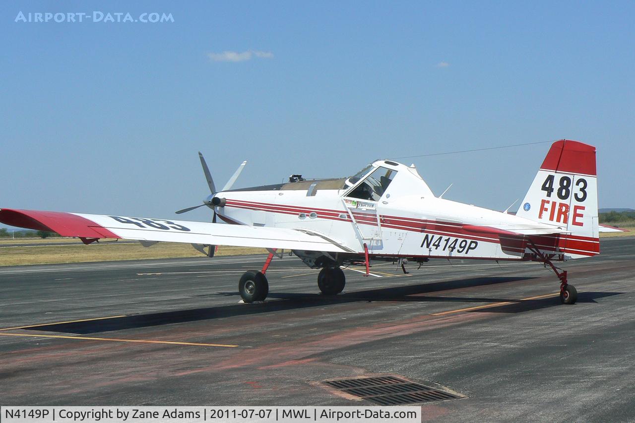 N4149P, 2007 Air Tractor Inc AT-802A C/N 802A-0255, SEAT (Single Engine Air Tanker) at Mineral Wells
