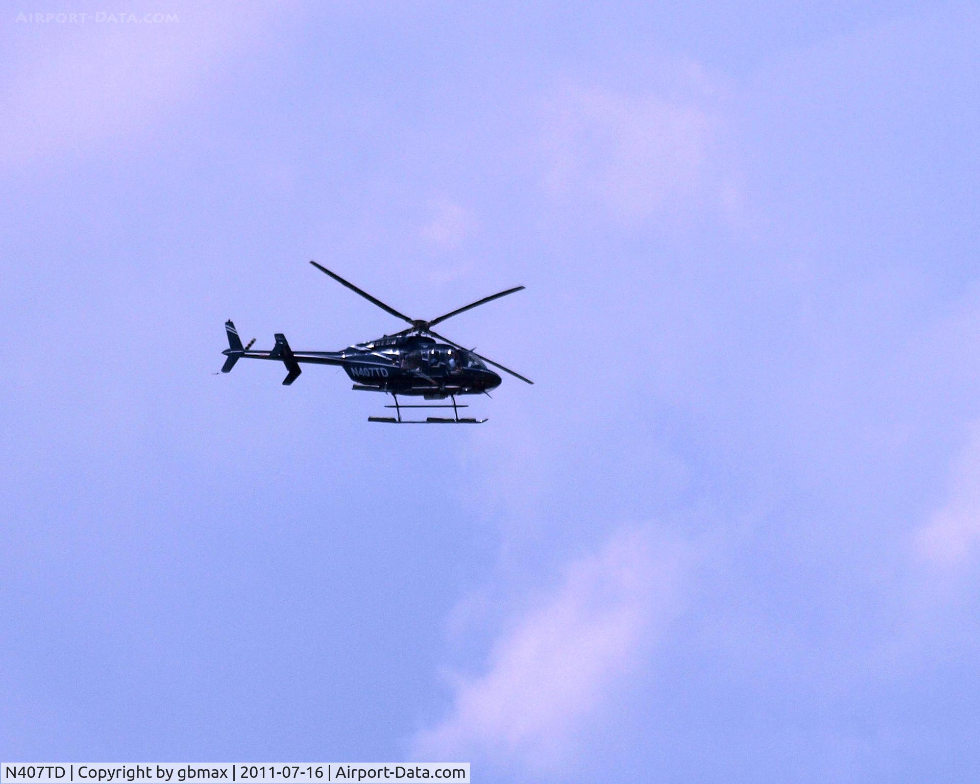 N407TD, 2007 Bell 407 C/N 53764, @ Brighton Beach, Brooklyn, NY