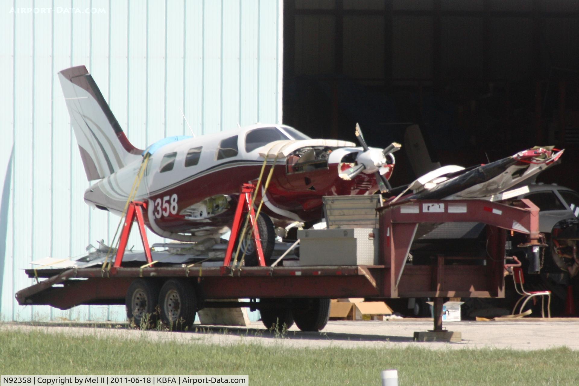 N92358, 1993 Piper PA-46-350P Malibu Mirage C/N 4622147, Factual Accident report:  http://dms.ntsb.gov/aviation/AccidentReports/gyplzl55xwg4v2bp2xk1nj451/V07192011120000.pdf
