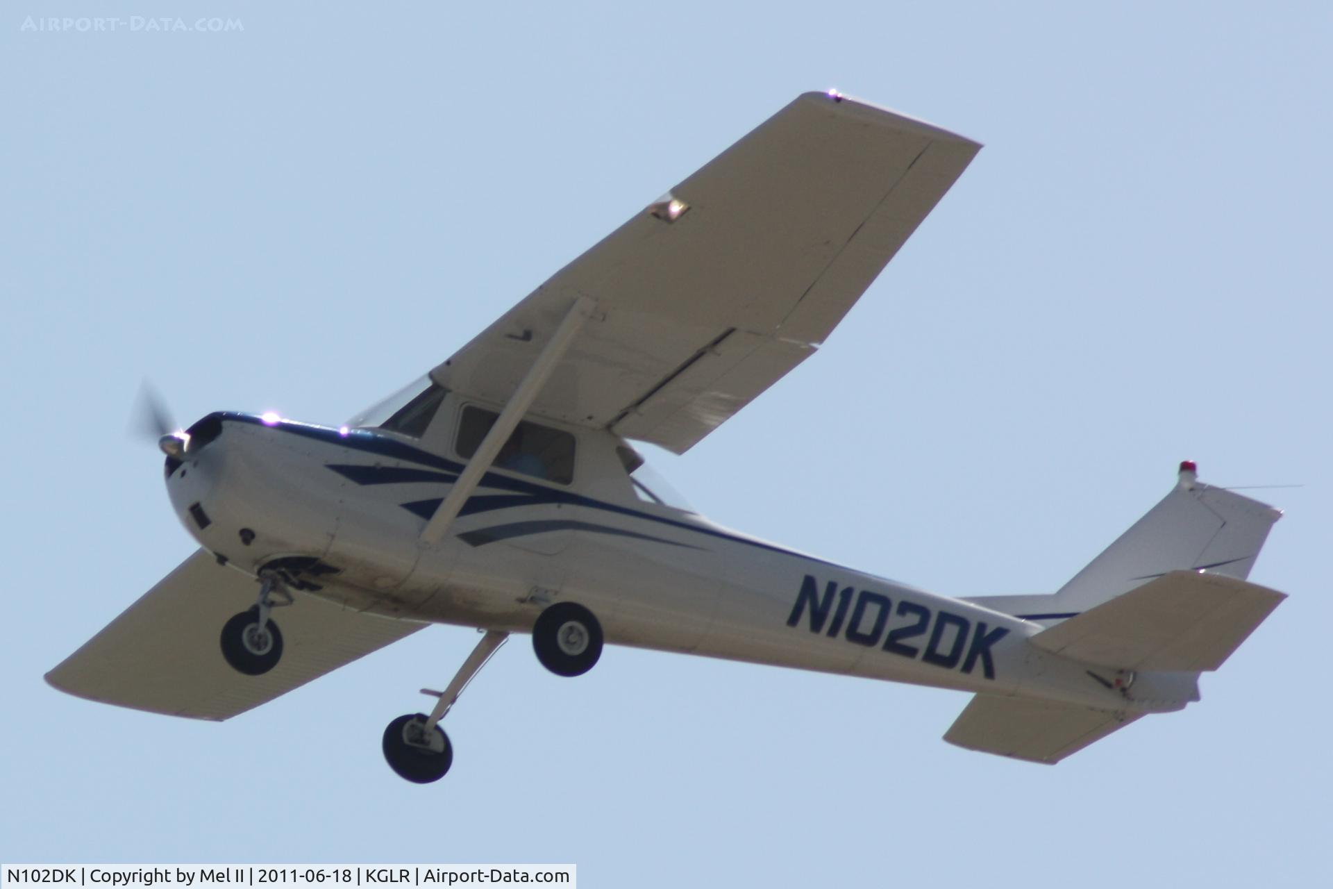 N102DK, 1966 Cessna 150F C/N 15063277, 2011 Wings Over Gaylord Air Show