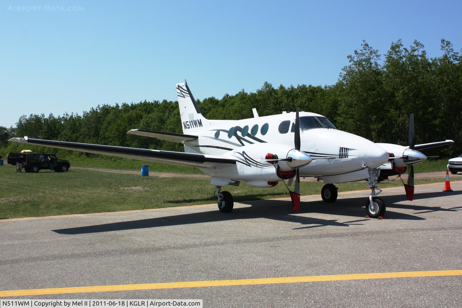 N511WM, 1973 Beech E-90 King Air C/N LW-57, 2011 Wings Over Gaylord Air Show