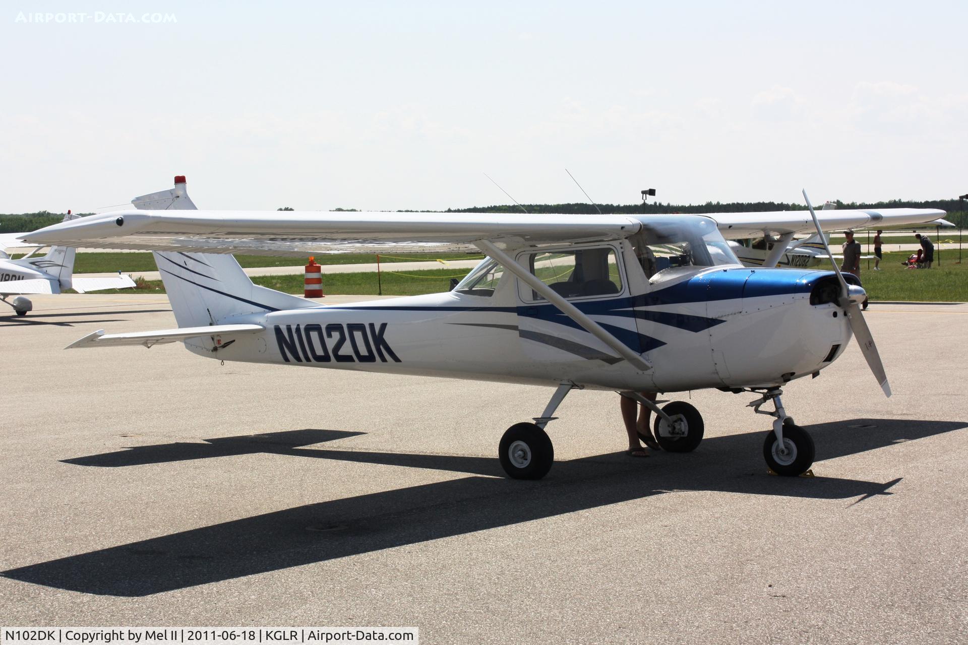 N102DK, 1966 Cessna 150F C/N 15063277, 2011 Wings Over Gaylord Air Show