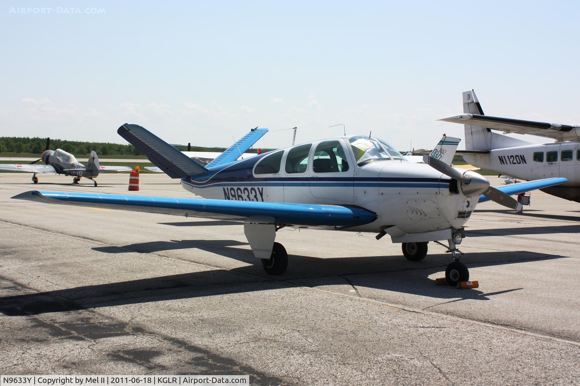 N9633Y, 1963 Beech P35 Bonanza C/N D-7150, 2011 Wings Over Gaylord Air Show