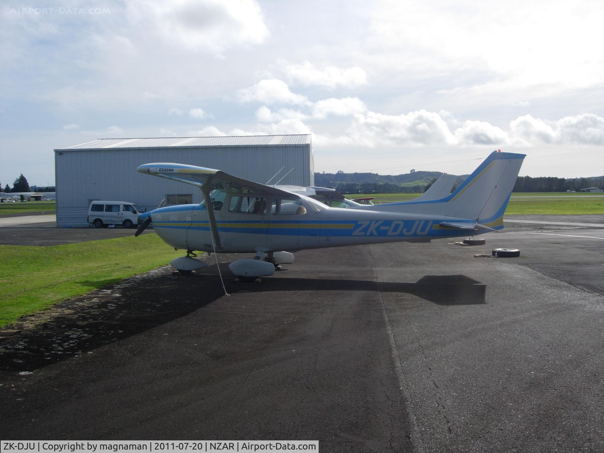 ZK-DJU, Cessna 172M C/N 17261517, On apron for next lesson