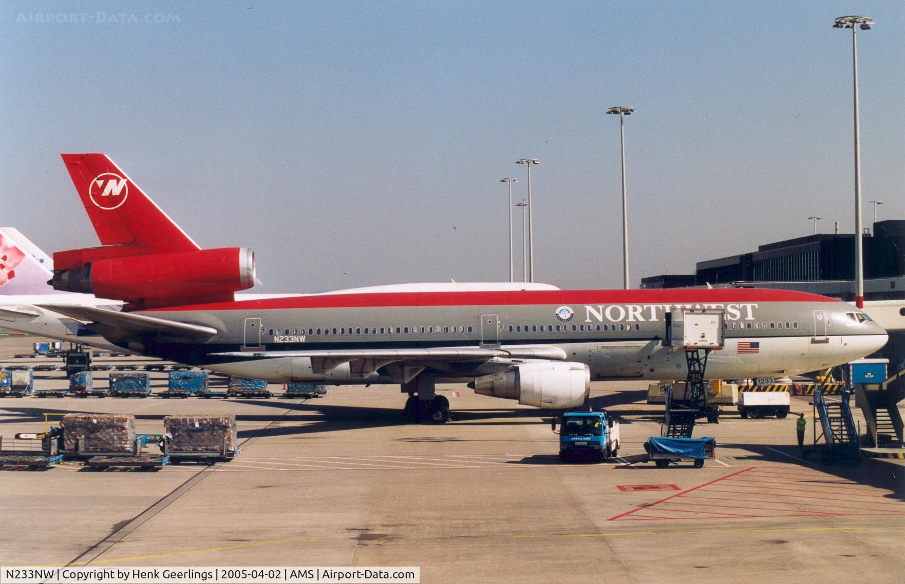 N233NW, 1974 Douglas DC-10-30 C/N 46640, Northwest