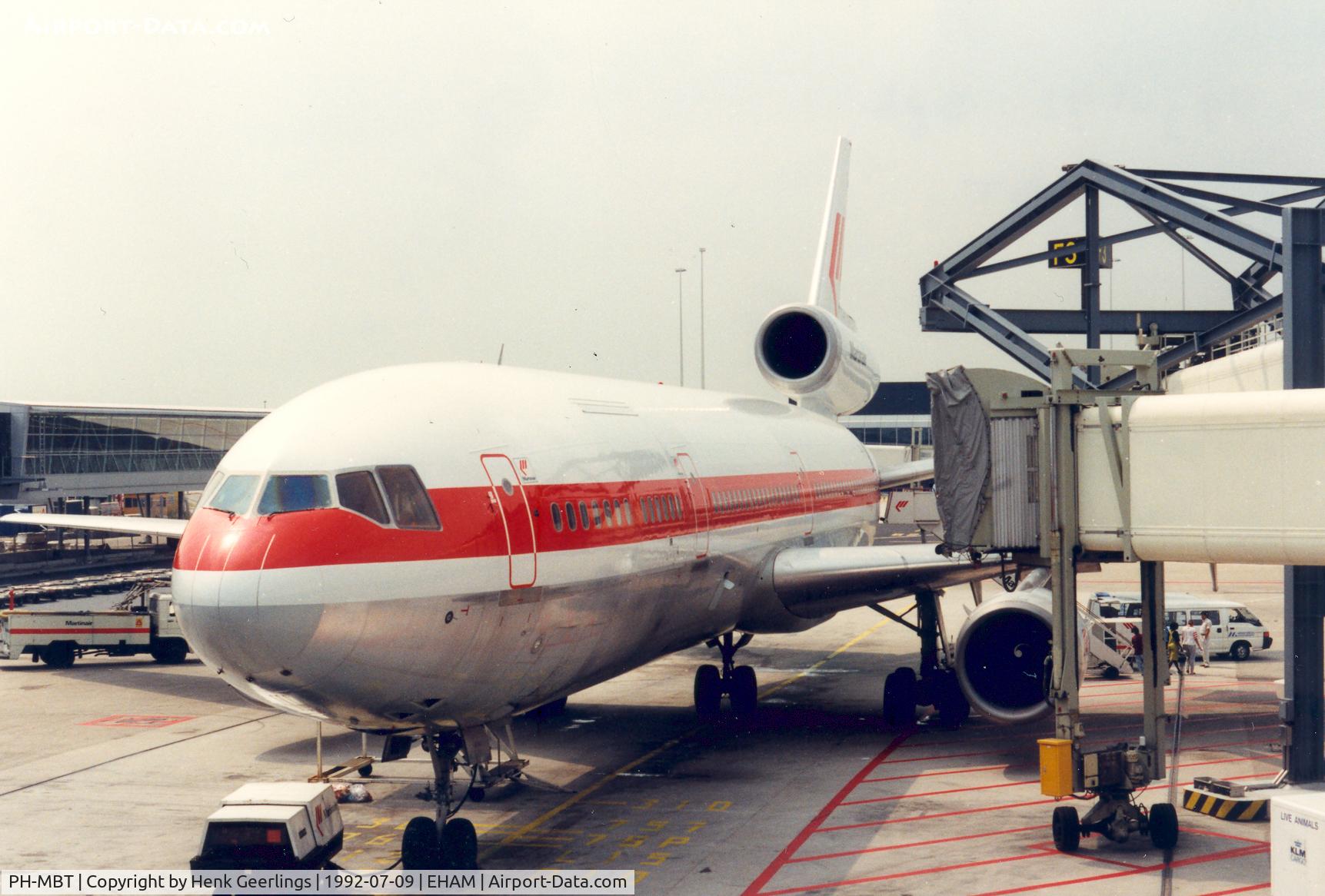 PH-MBT, 1978 McDonnell Douglas KDC-10-30CF C/N 46985, Martinair Holland. Plane sold to Dutch AF