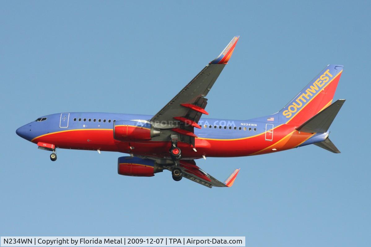 N234WN, 2006 Boeing 737-7H4 C/N 32502, Southwest 737