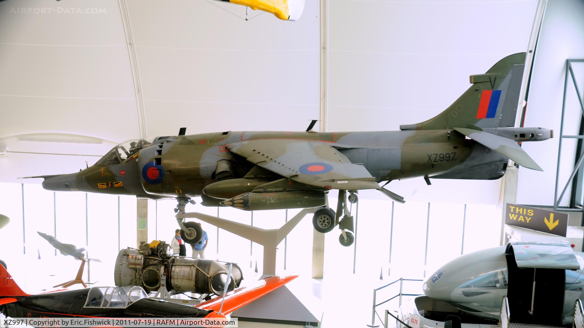 XZ997, British Aerospace Harrier GR.3 C/N 712220, XZ997 at the RAF Museum, Hendon, London.