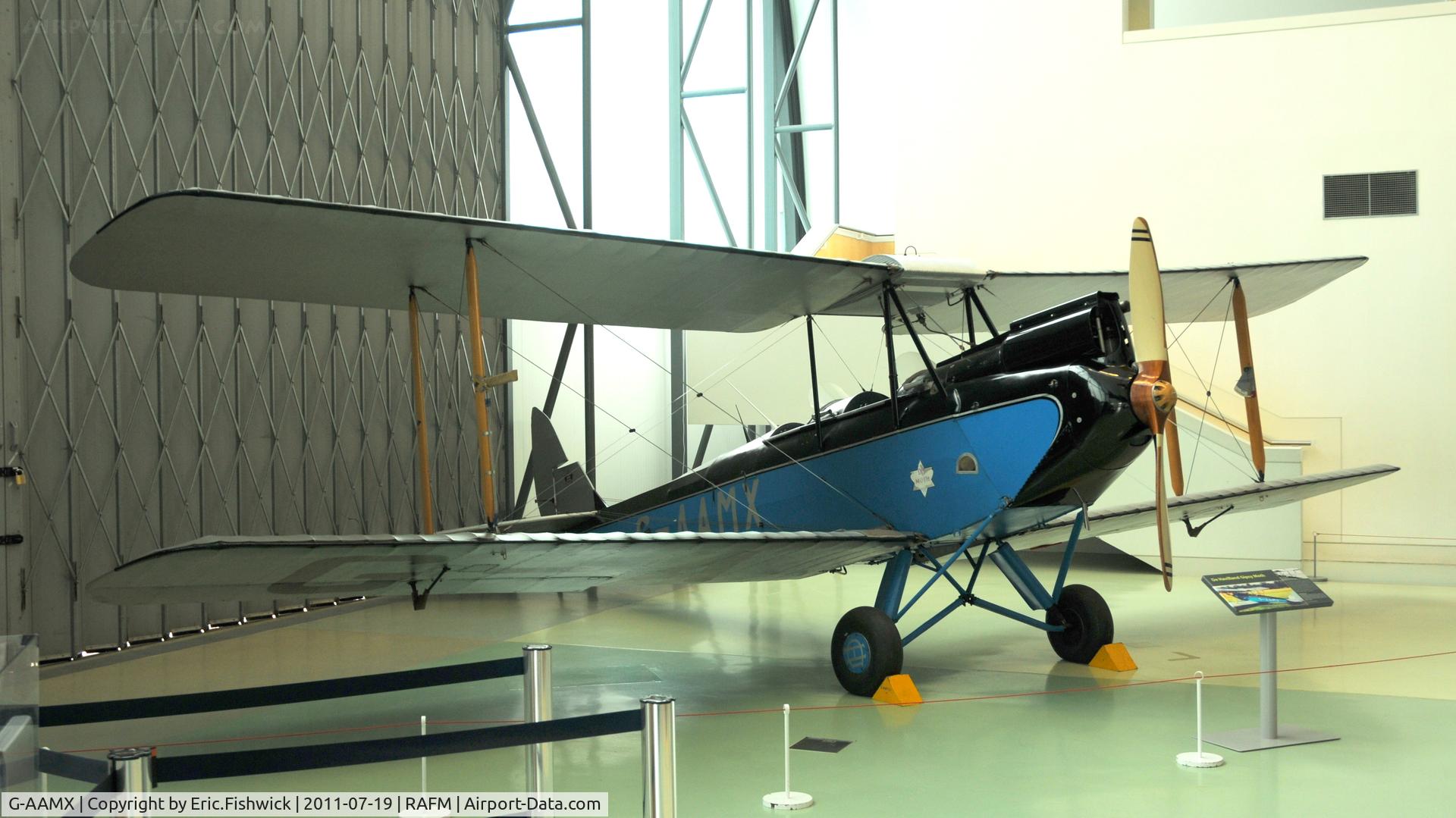 G-AAMX, 1929 De Havilland DH60M Gipsy Moth C/N 125, G-AAMX at the RAF Museum, Hendon, London.