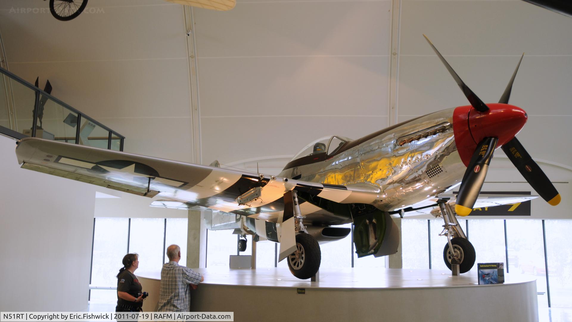 N51RT, 1944 North American F-51D Mustang C/N 122-40949, N51RT at the RAF Museum, Hendon, London.