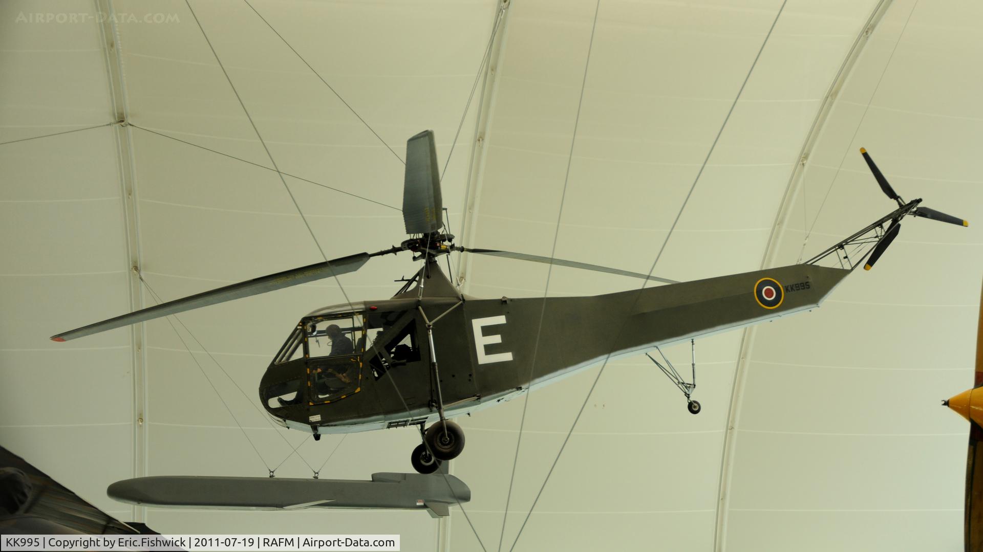 KL110, 1944 Sikorsky R-4B Hoverfly I C/N 140, KK995 at the RAF Museum, Hendon, London.