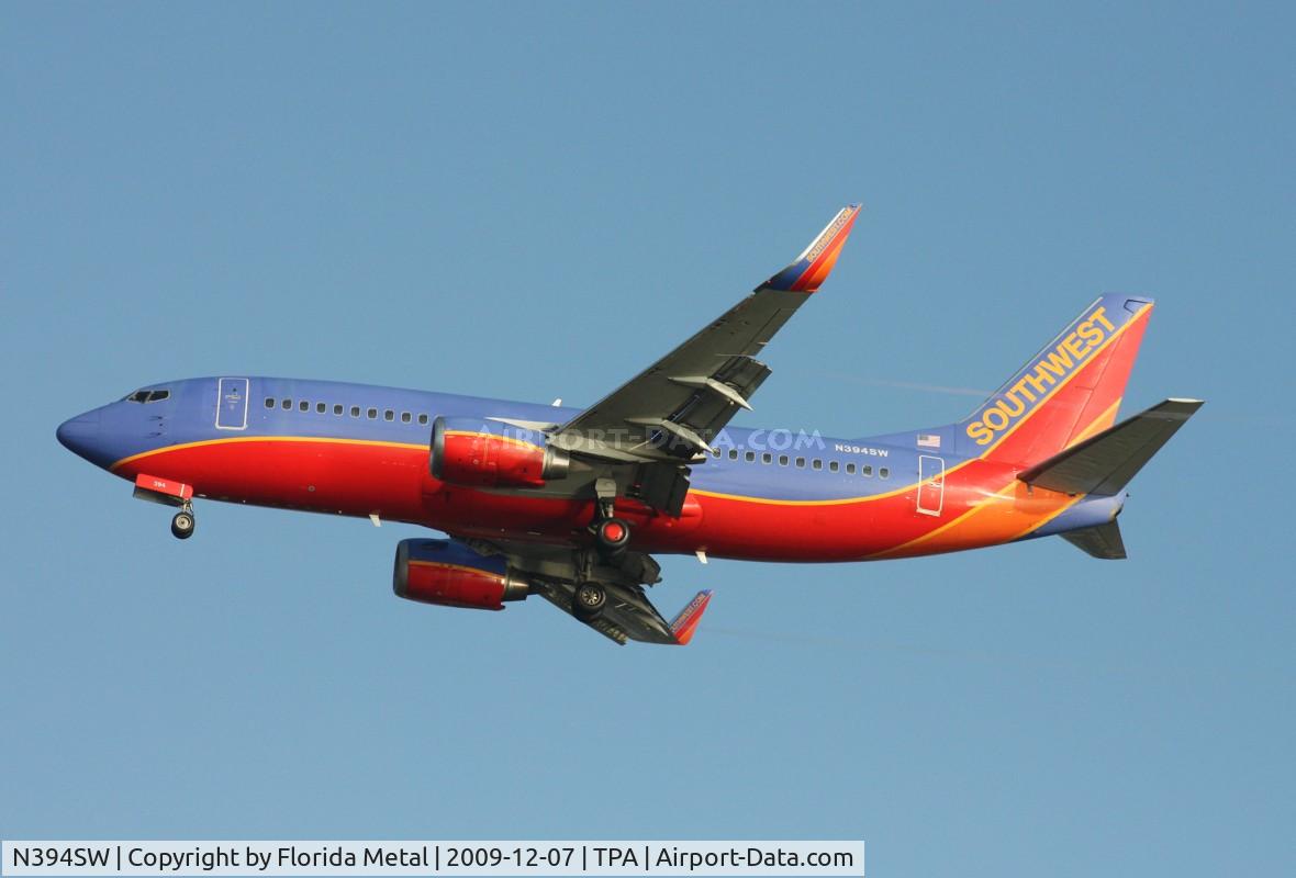 N394SW, 1994 Boeing 737-3H4 C/N 27380, Southwest 737