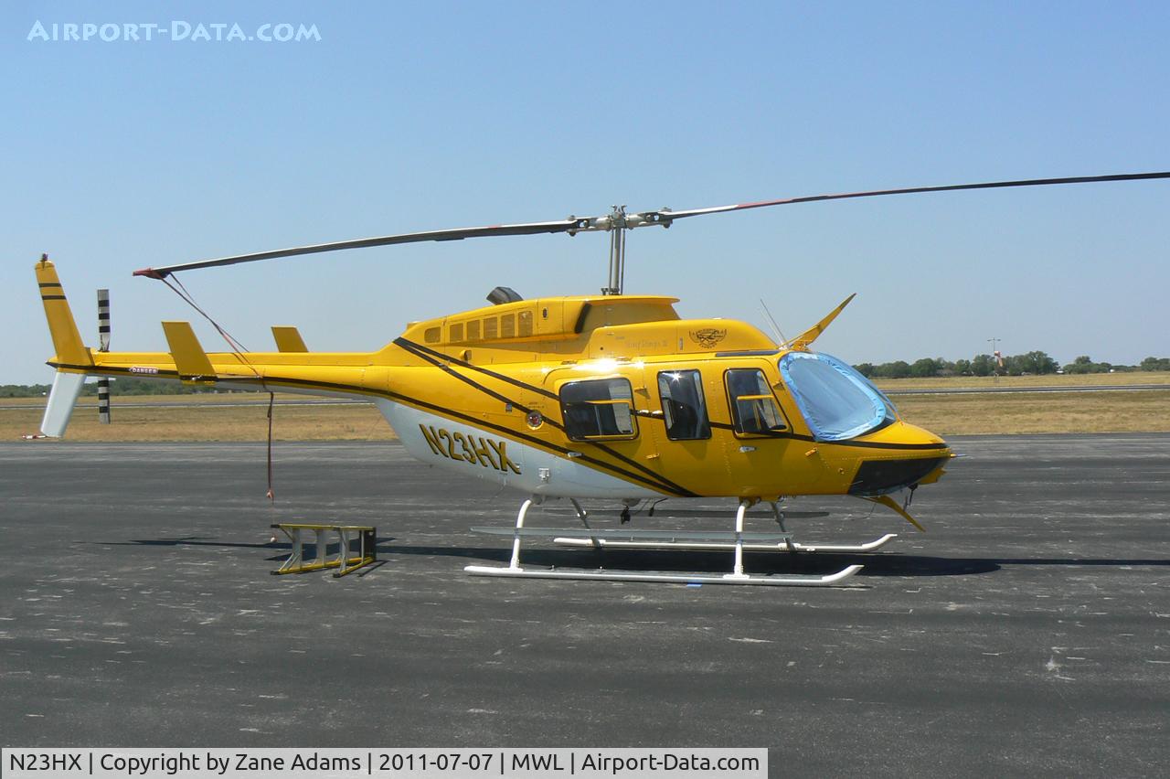 N23HX, 2007 Bell 206L-4 LongRanger IV LongRanger C/N 52349, Type II firefighting helicopter at Mineral Wells, TX