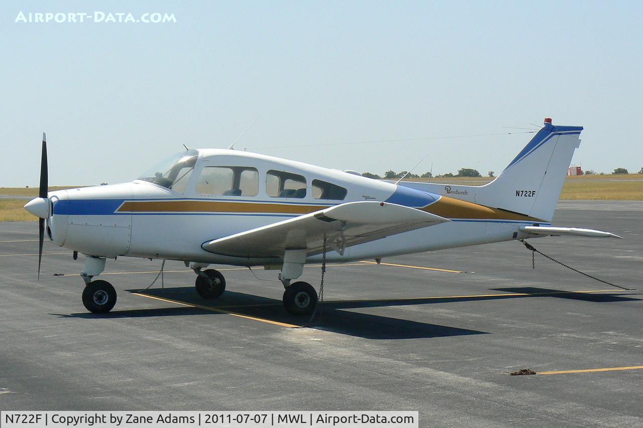 N722F, 1966 Beech A23A C/N M-981, At Mineral Wells, TX