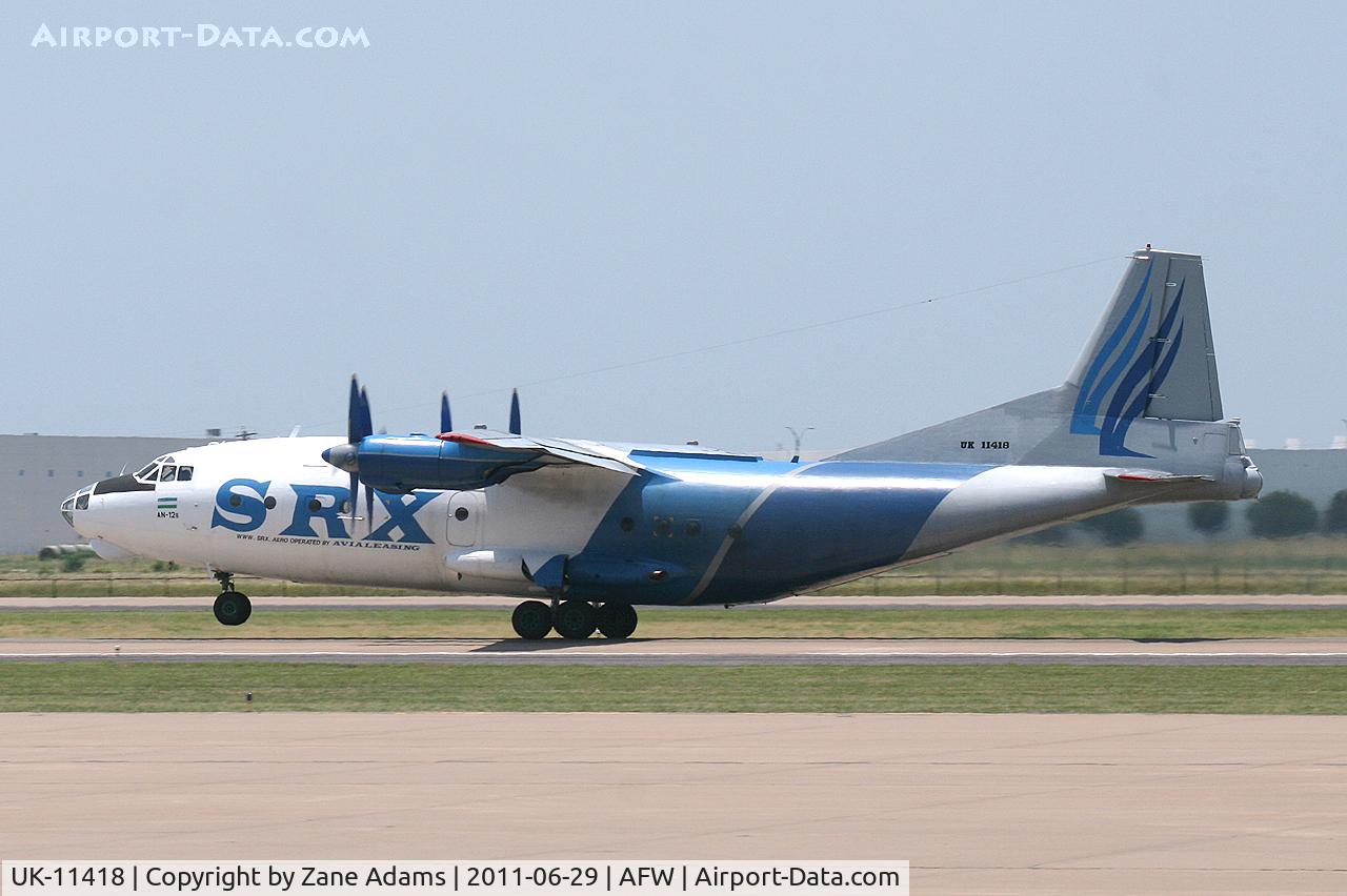 UK-11418, 1964 Antonov An-12B C/N 402504, A rare visitor at Alliance Airport - Fort Worth, Texas