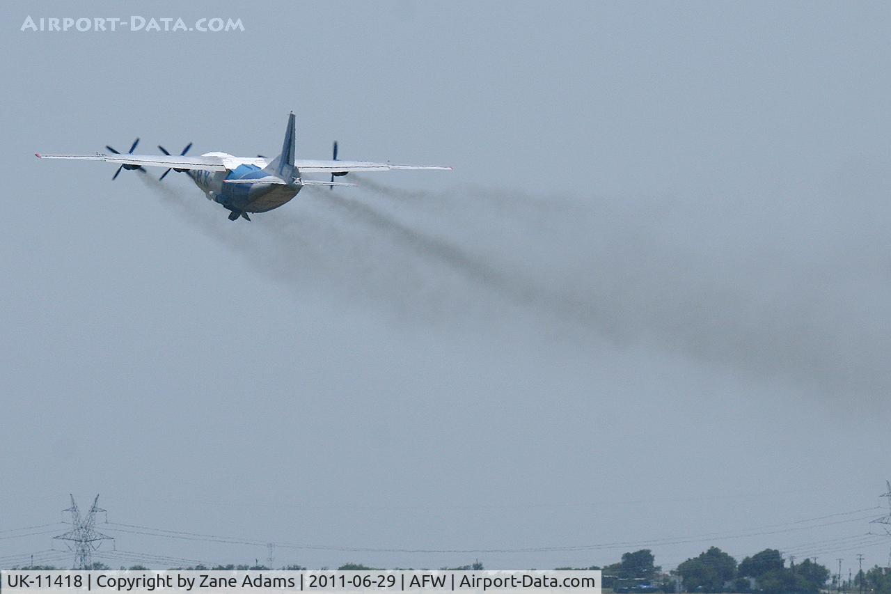 UK-11418, 1964 Antonov An-12B C/N 402504, A rare visitor at Alliance Airport - Fort Worth, Texas