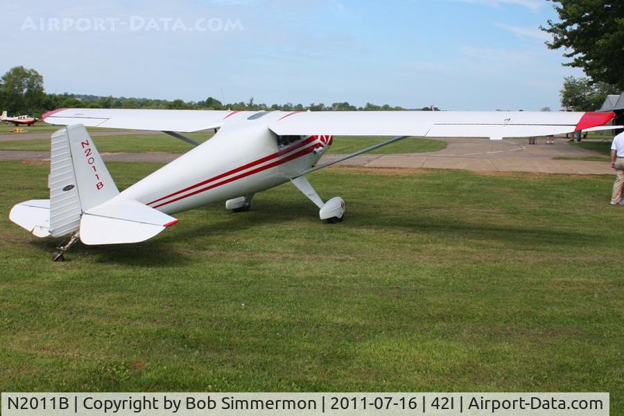 N2011B, 1948 Luscombe 8E Silvaire C/N 6438, EAA fly-in at Zanesville, Ohio