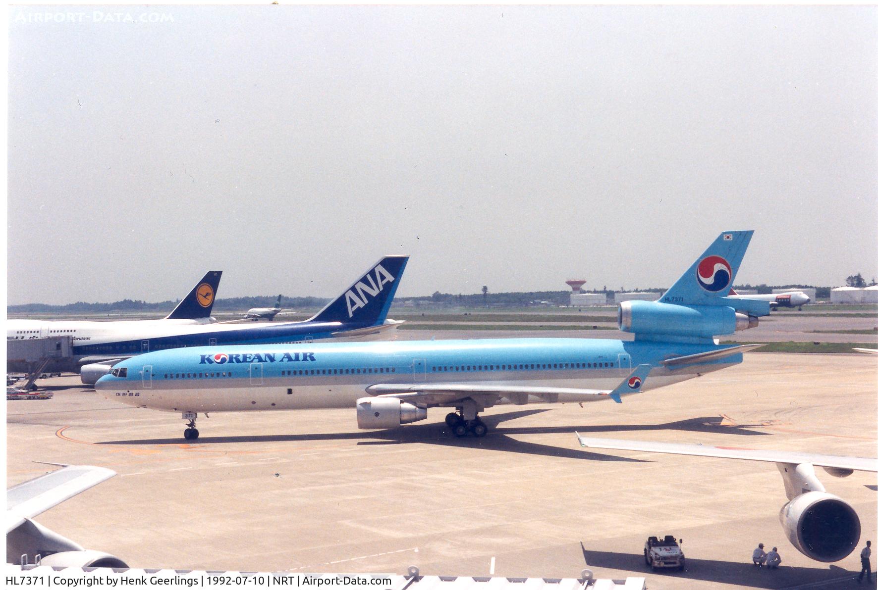 HL7371, 1990 McDonnell Douglas MD-11F C/N 48407, Korean Air