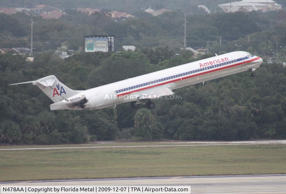 N478AA, 1988 McDonnell Douglas MD-82 (DC-9-82) C/N 49653, American MD-82