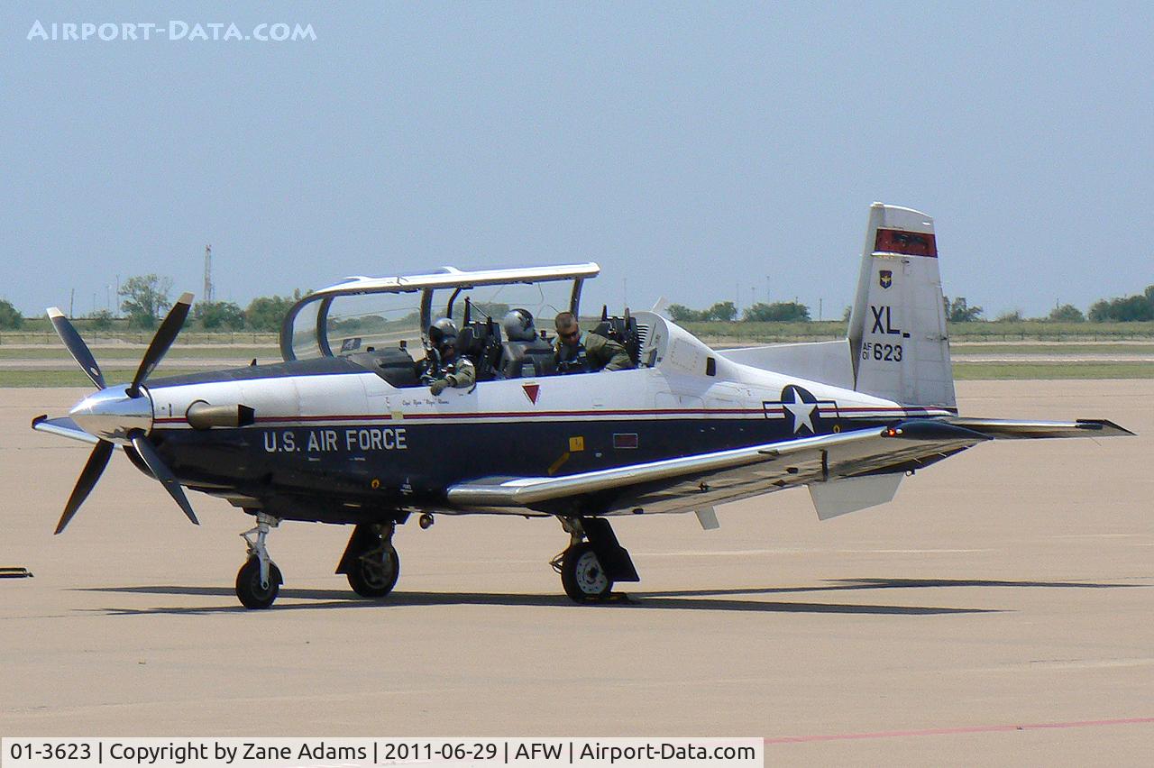 01-3623, 2001 Raytheon T-6A Texan II C/N PT-152, At Alliance Airport - Fort Worth, TX