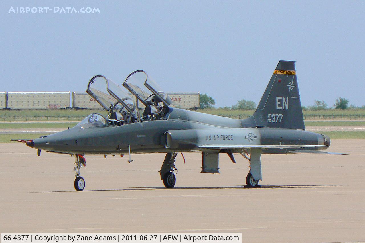 66-4377, 1966 Northrop T-38A Talon C/N T.6008, At Alliance Airport - Fort Worth, TX