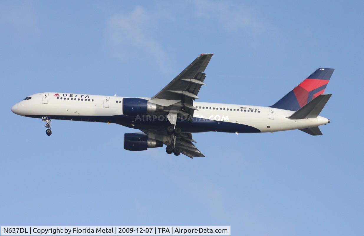 N637DL, 1988 Boeing 757-232 C/N 23760, Delta 757