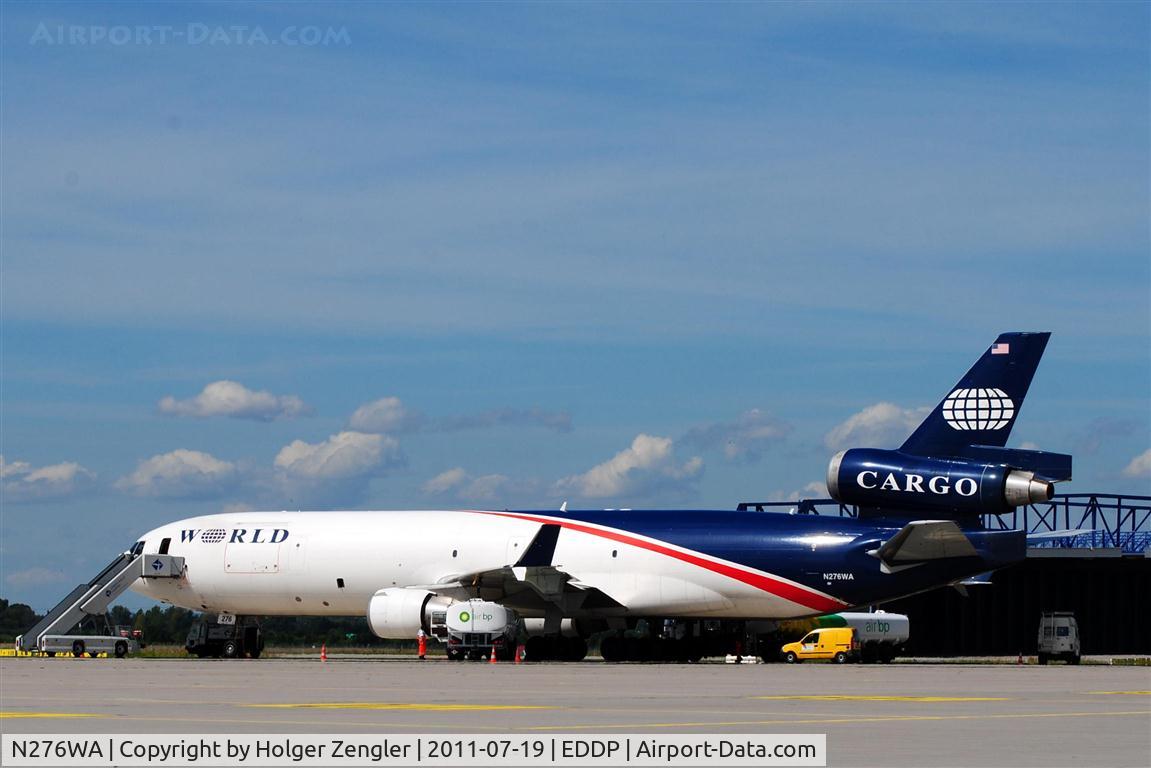 N276WA, 1995 McDonnell Douglas MD-11F C/N 48632, That aircraft comes to LEJ loaded with american food and it leaves later rather empty.....