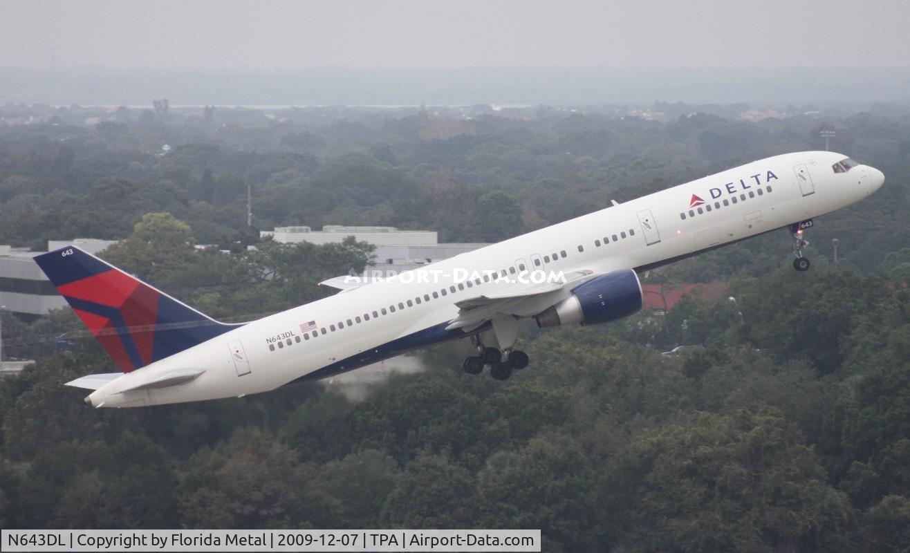 N643DL, 1989 Boeing 757-232 C/N 23997, Delta 757