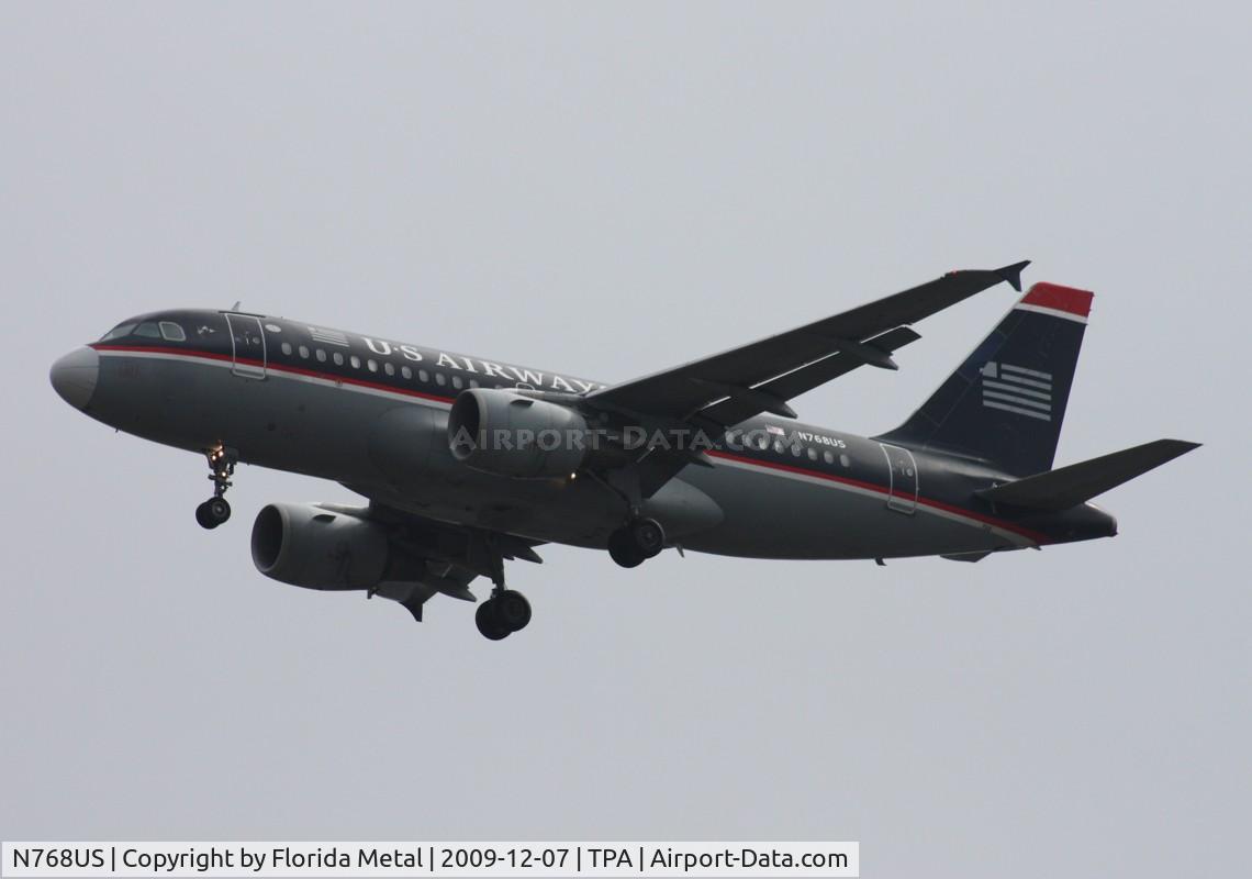 N768US, 2000 Airbus A319-112 C/N 1389, US Airways A319