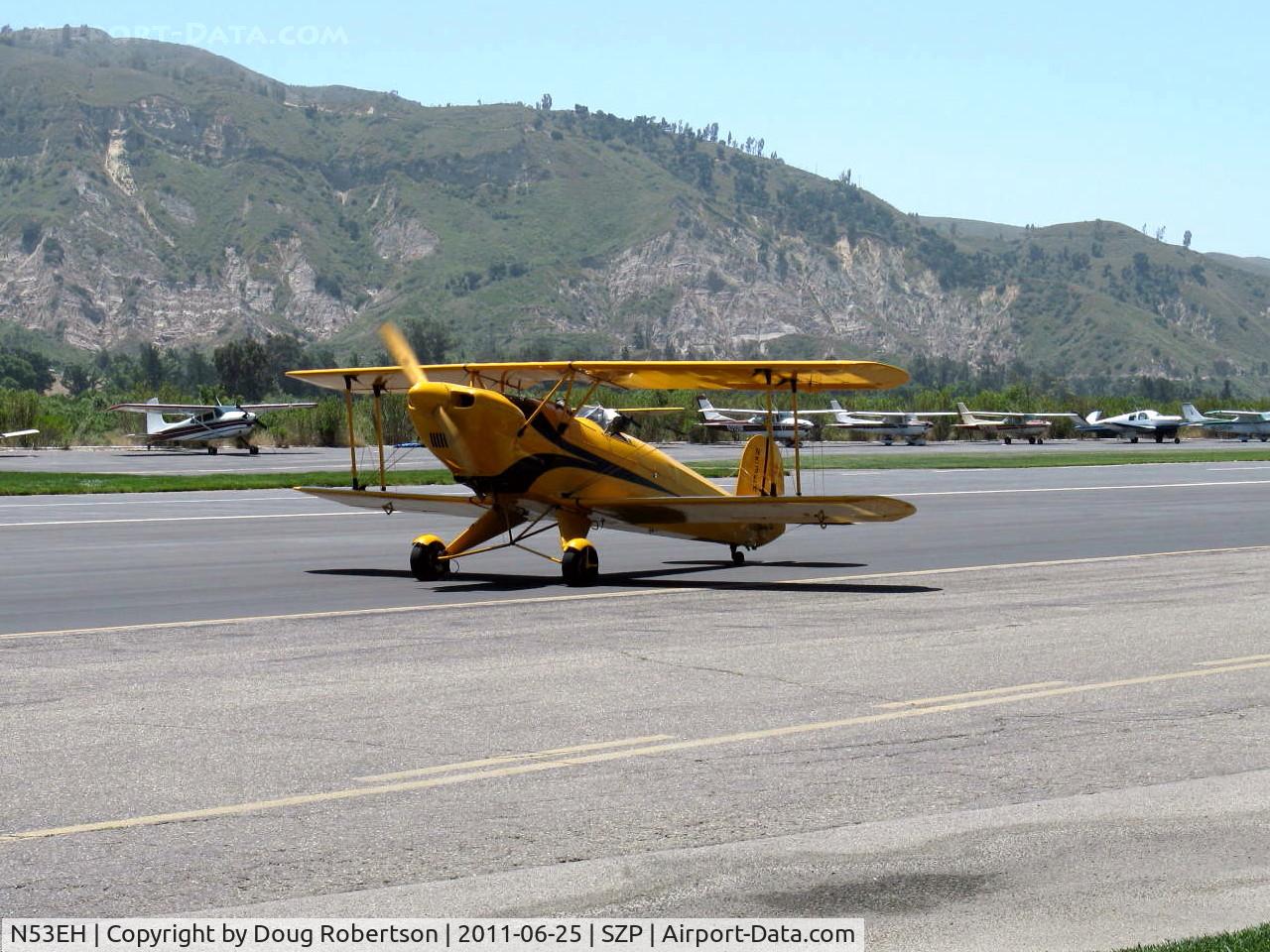 N53EH, 1994 CASA 1-131E Jungmann Replica C/N 1, 1994 Hickman/Bucker JUNGMANN, Lycoming AEIO-360 180 Hp, taxi