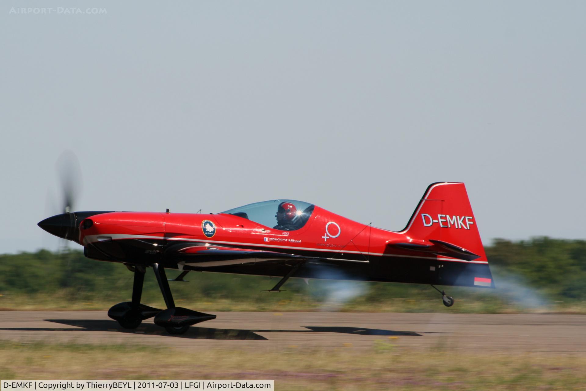 D-EMKF, 2008 XtremeAir XA-41 Sbach 300 C/N 003, Acrobatic aircraft piloted by young champion, Mikaël Brageot