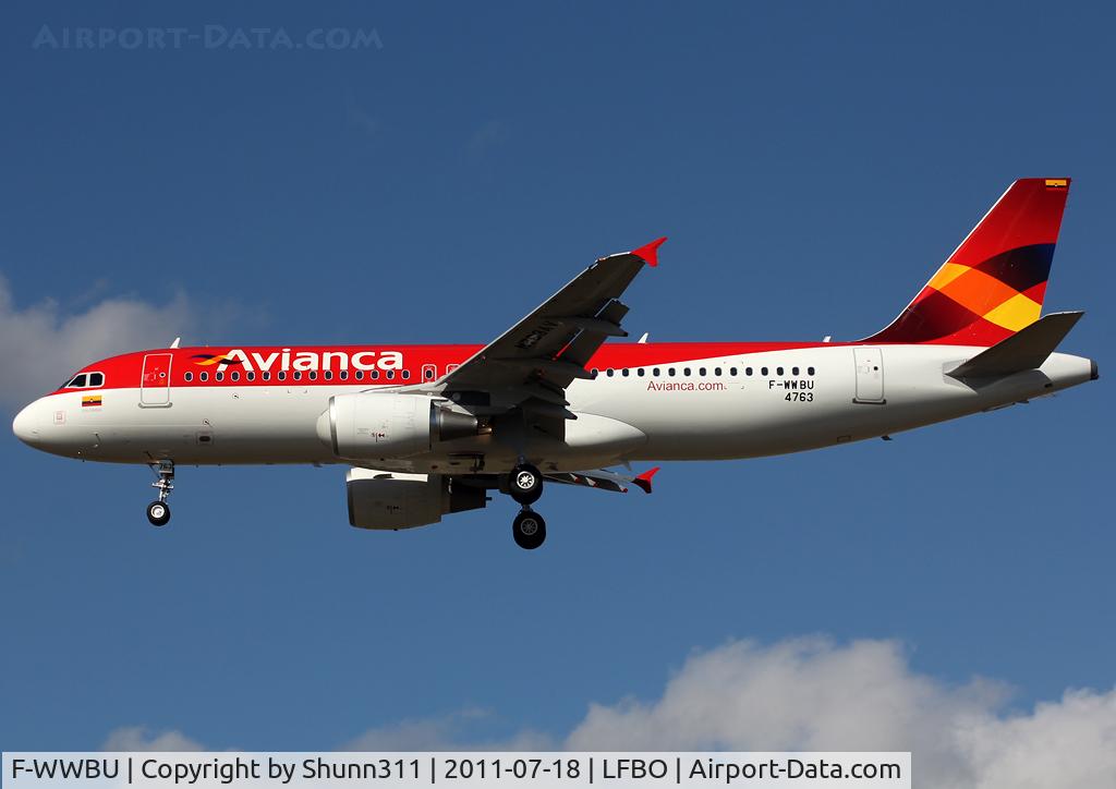 F-WWBU, Airbus A320-214 C/N 4763, C/n 4763 - To be N763AV