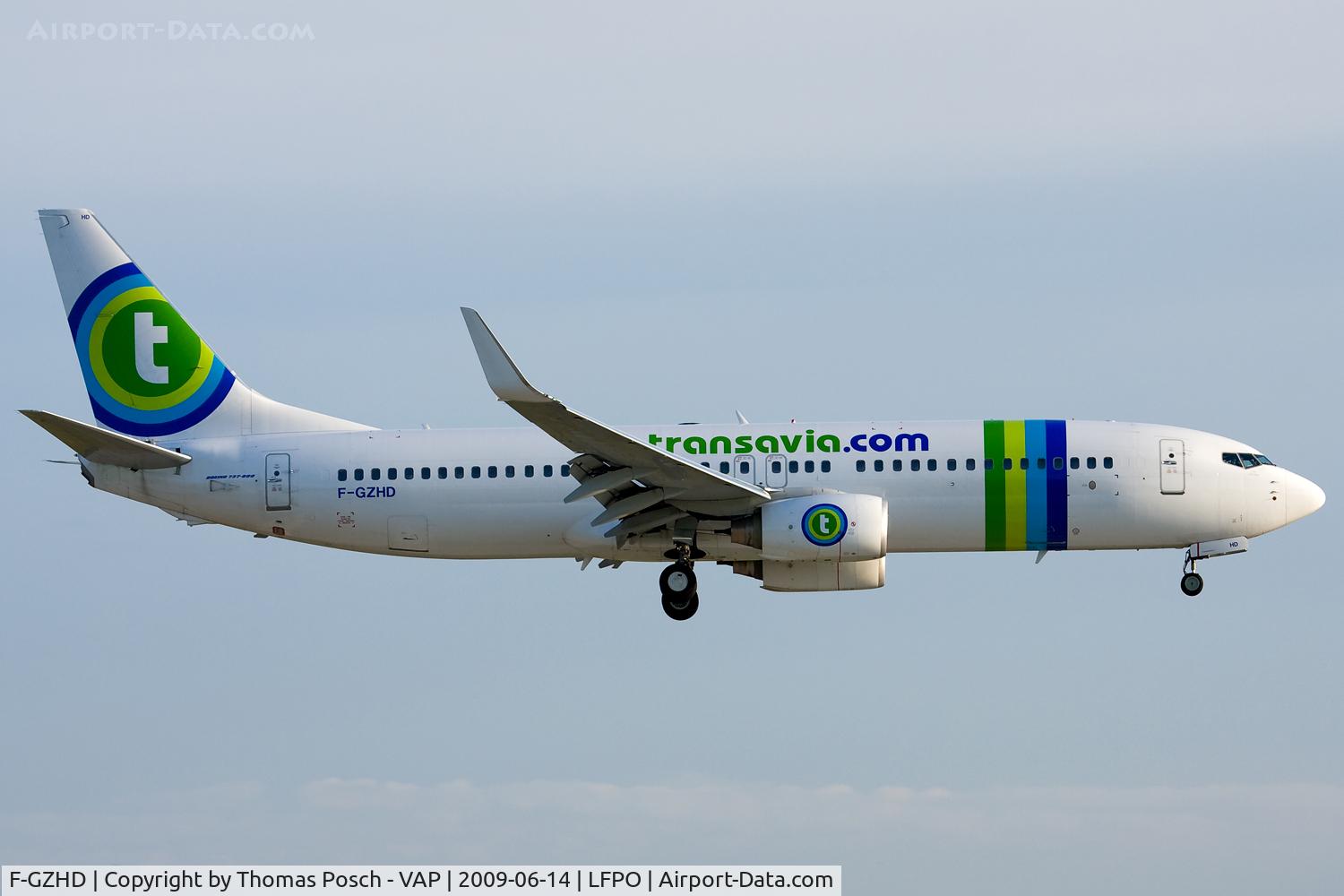 F-GZHD, 2008 Boeing 737-8K2 C/N 29650, Transavia France