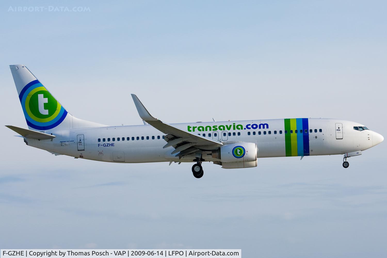 F-GZHE, 2008 Boeing 737-8K2 C/N 29678, Transavia France