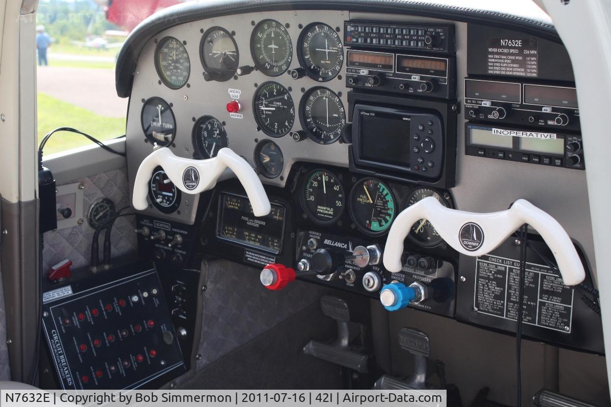 N7632E, 1959 Bellanca 14-19-3 Cruisair Senior C/N 4134, On display during the EAA fly-in at Zanesville, Ohio