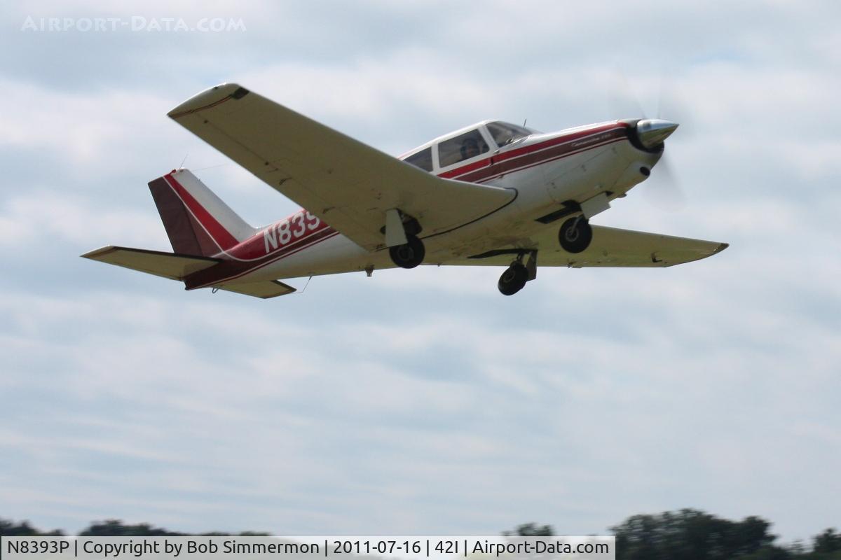 N8393P, 1964 Piper PA-24-250 Comanche C/N 24-3653, Departing the EAA fly-in at Zanesville, Ohio
